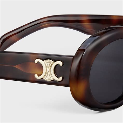 celine blonde havana|Celine Triomphe 01 Sunglasses .